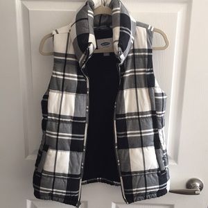 Checkered Puffer Vest